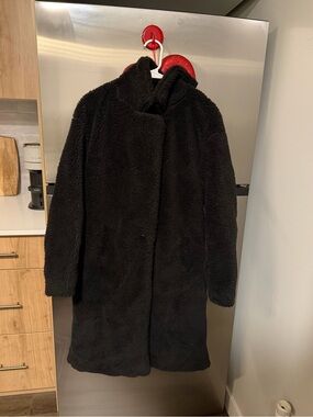 ASOS Black Teddy Coat
